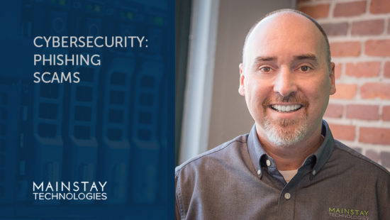 cybersecurity tax scam blog with Jason Golden, CISO of Mainstay Technologies